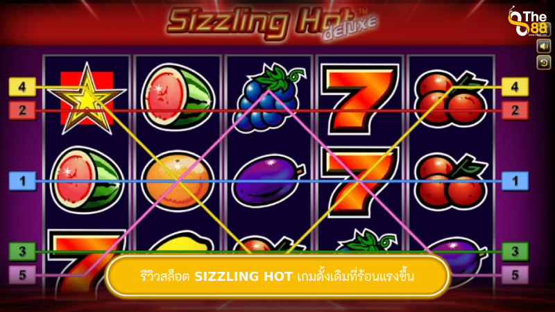 รีวิวสล็อต Sizzling Hot เกมดั้งเดิมที่ร้อนแรงขึ้น
