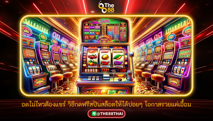 อดไม่ไหวต้องแชร์ วิธีกดฟรีสปินสล็อตให้ได้บ่อยๆ โอกาสรวยแค่เอื้อม